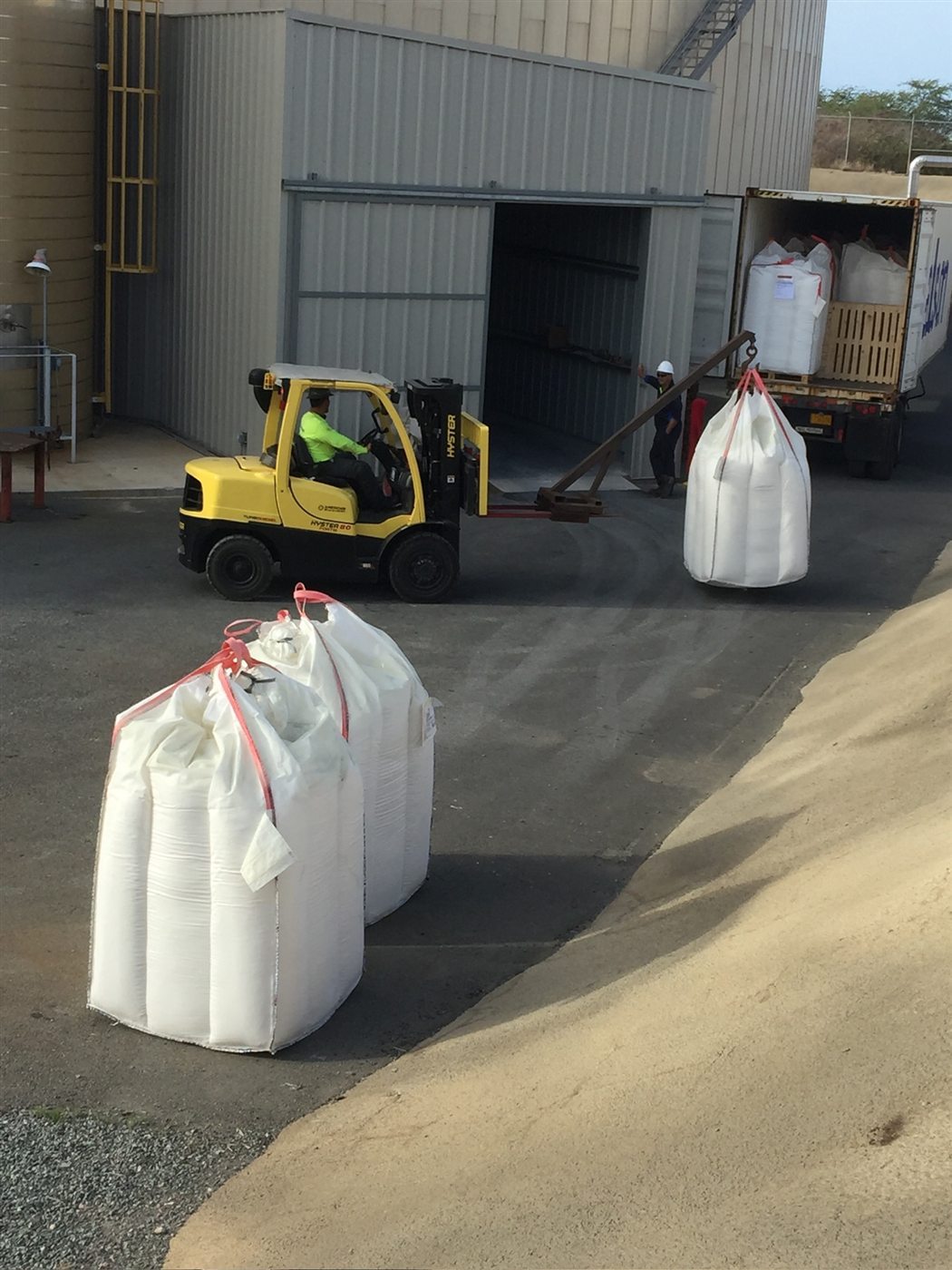 Commercial freight prepared for coordinated transport